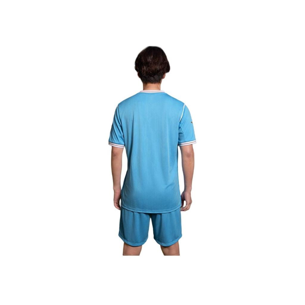 Mizuno Performance Series SS24 Comfortable Quick-Dry Versatile Short Sleeve Elastic Shorts Soccer Set Unisex Sets Victory-Blue P2CG46P2-96