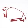 Red Carbon Fiber Steering Wheel Cover Trim Sticker For Infiniti G37 G35 07-2013