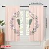 2pcs 2D flat printing Scene Curtain Dreams Come True Butterfly Fabric Without Electricity Festive Wall Decor Perfect for Holiday
