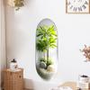 3D Plant Potted Plants, Living Room Background Decoration, Self-adhesive Wall Stickers