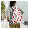 Schoolbag1011 New Strawberry Pattern School Bag Female Korean Version Small Fresh Girl Heart Large Capacity Casual Backpack