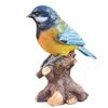 Vintage Garden Bird Sculpture Cute Bird Statue Durable Miniature Bird Figurine  Outdoor Patio Porch