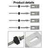Winkel Pfosten Schrauben L-Winkel PV Dach Befestigung Blech Silber +Edelstahl 200/250mm 4 Sätze Aluminiumlegierung Solar