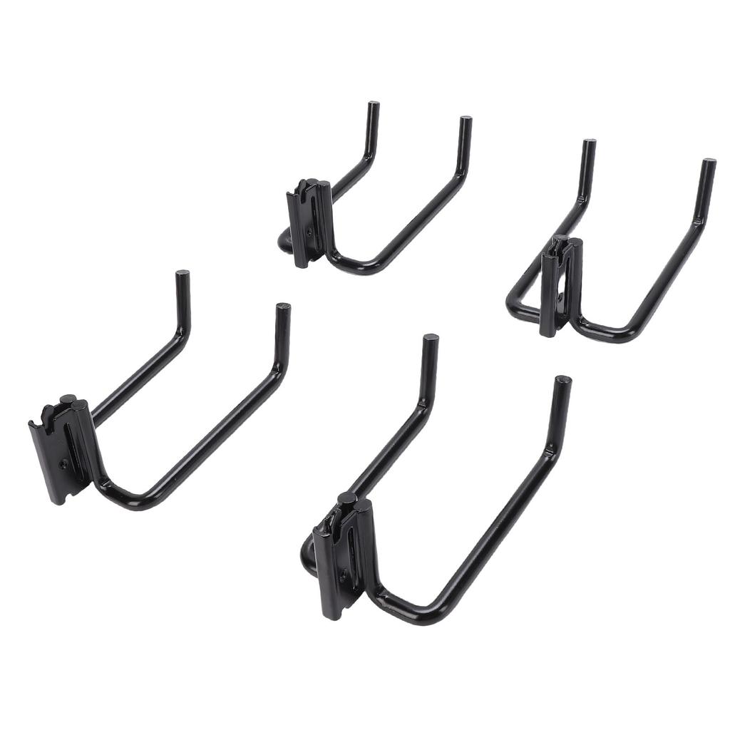 4PCS Heavy Duty Shovel E Track Hook Enclosed Design Multifunctional Steel E Track J Hook for Truck