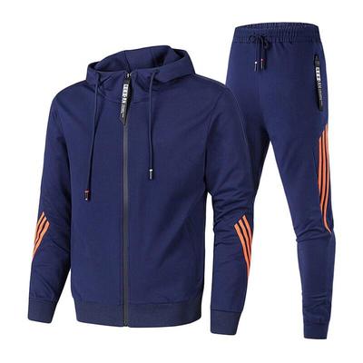 TP6343 Men's Outdoor Hooded Cotton Tracksuit