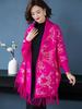 New Imitation Cashmere Knitted Elegant Women Scarf Winter Vintage Print Tassel Poncho Capa Para Mujer Pashmina Wrap Shawl Coat