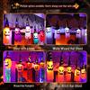 Halloween LED Wizard Hat Ghost Icicle Lights: Indoor Decorations for a Horrifying Atmosphere