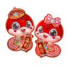 Cute Chinese New Year Couplets Paper Spring Festival Door Sticker  Living Room