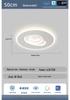 Minimalist Cloud-Shaped Ceiling Light with Mijia Smart Support for Living Room
