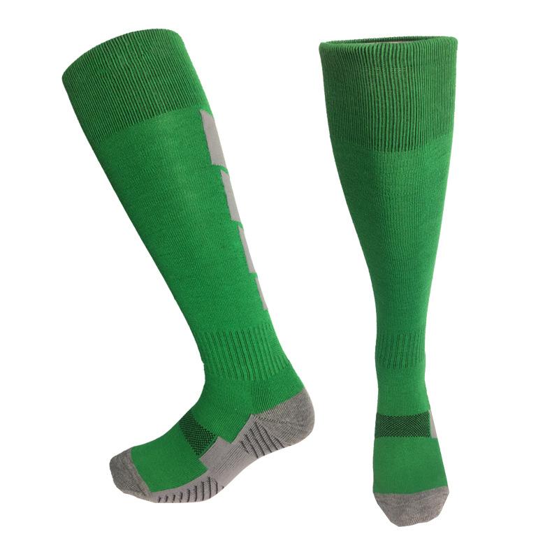 Practical Long Tube Football Socks Adult Older Children Children Towel Bottom Regular Towel Bottom Over Knee Breathable Sports Socks