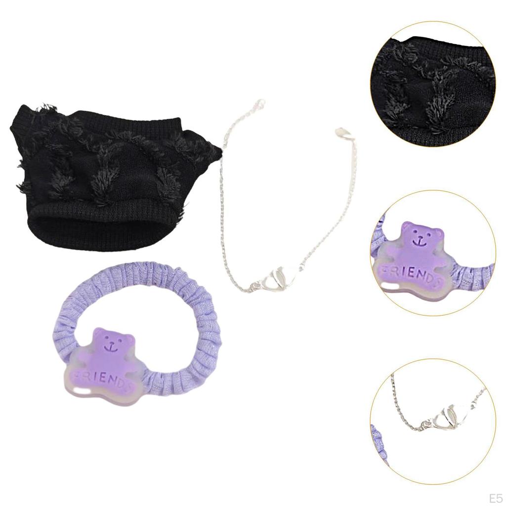 Ensemble de costume pour poupées, Jouet de décoration DIY Jeunes filles, Tenues avec pendentif Poupée 17cm