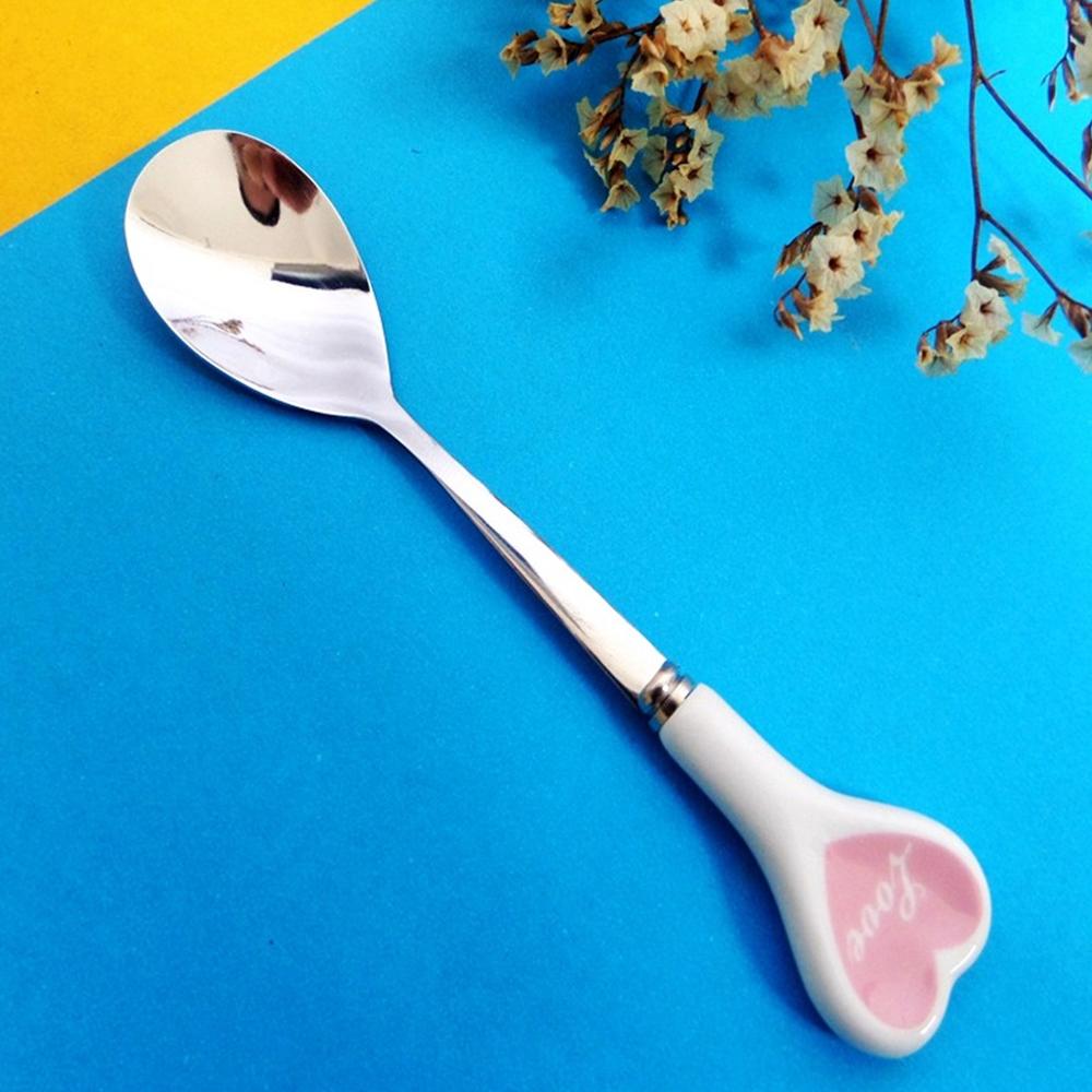 1/3/5PCS Stirring Coffee Spoon Ice Cream Dessert Long Handle Creative Cute Kitchen Supplies Cutlery Teaspoon Multicolor