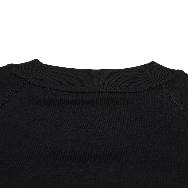 FILA Original Fashion Classic Versatile Elastic Slim Fit Knitted Long Sleeve T-Shirt Women Tops F11W549208FBK