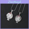 The Vampire Diaries Red Rhinestone Decoration Openable Alloy Necklace For Fans And Cosplay