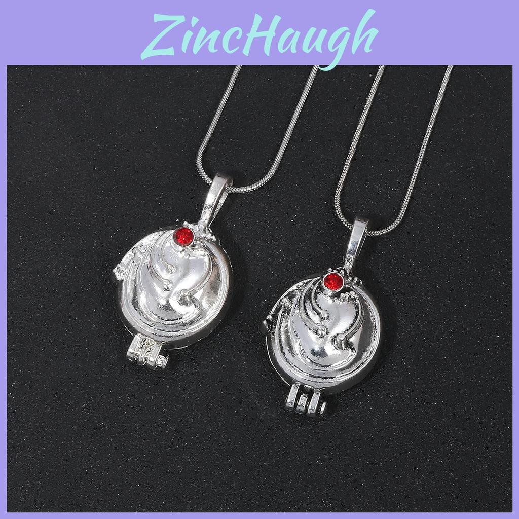 Collana Apribile in Lega con Decorazione di Strass Rossi The Vampire Diaries Per Fan e Cosplay