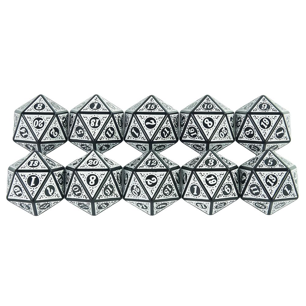 DND D20 Dice 10pcs Polyhedral Dice for Table Board Roll Playing Games