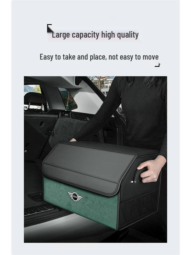Skládací kožená úložná krabice do kufru BMW Mini - Příslušenství do interiéru vozu