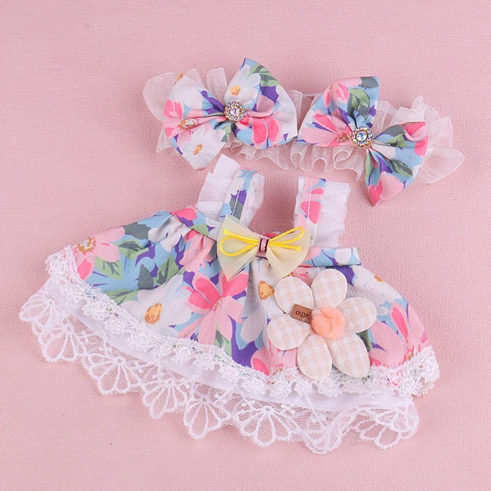 Clothes Cotton Doll Lolita Clothes 20cm Plush Doll Clothes 20 Cm Doll Jk Uniform Clothes  Kids