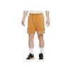 Jordan FW22 Logo Print Drawstring Distressed Straight Shorts Men Bottoms Orange DR3093-712