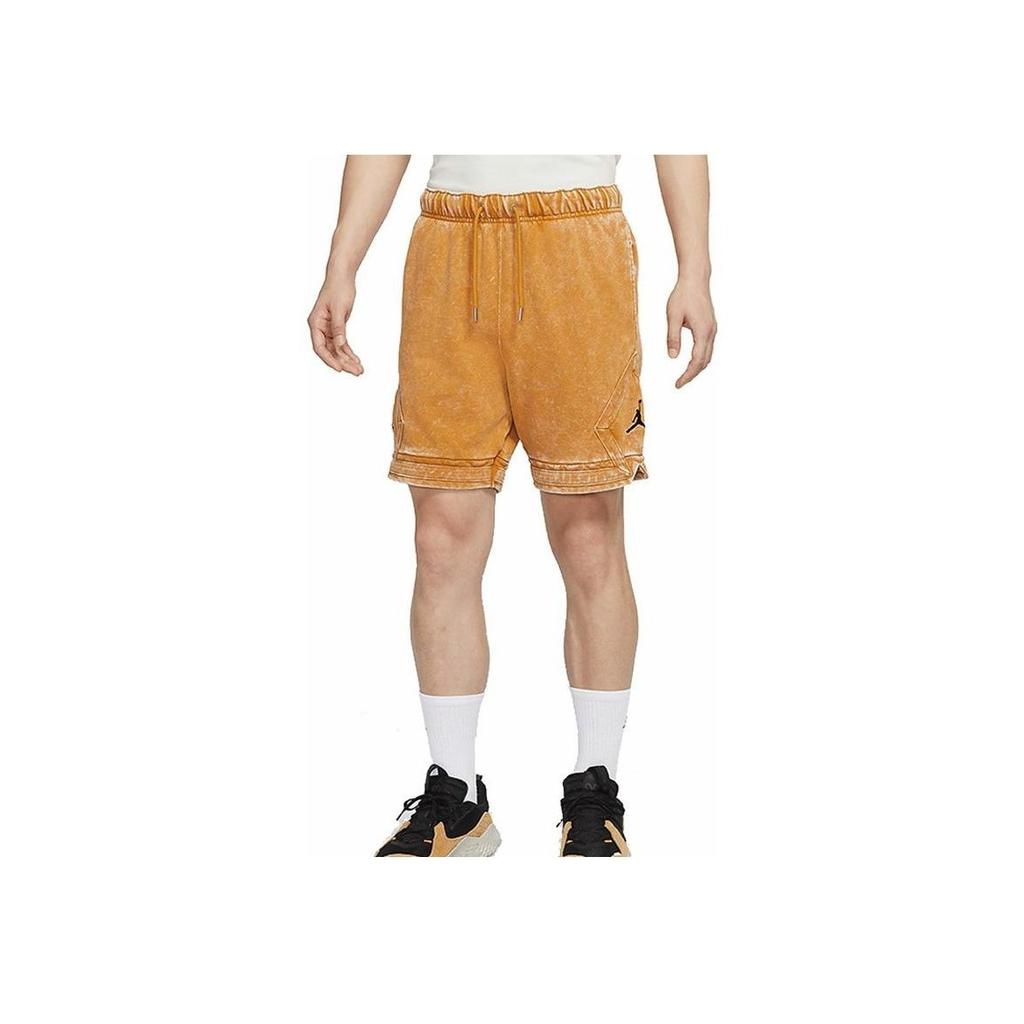 Jordan FW22 Logotrykk Snøring Slitt Rett Shorts Herre Underdeler Oransje DR3093-712