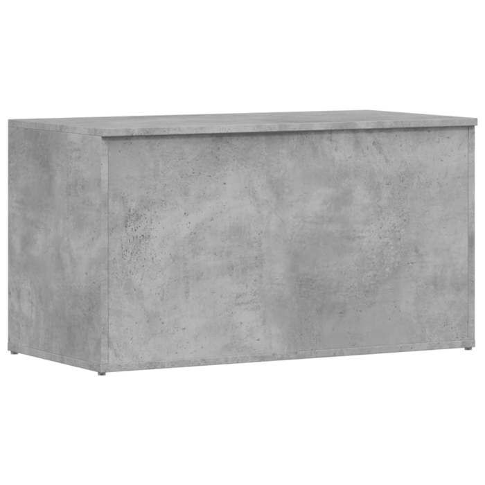 Coffre de rangement - VIDAXL - Béton Gris - 84x42x46 cm - Bois d'ingénierie - Design contemporain