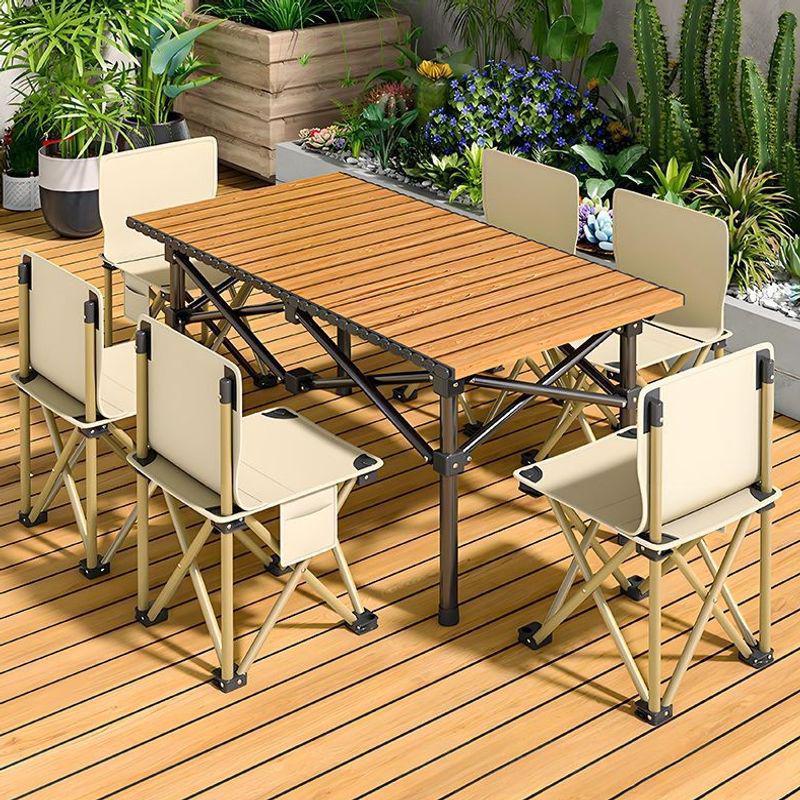 Sturdy Outdoor Folding Table and Chairs Set for Camping, Picnic, and BBQ