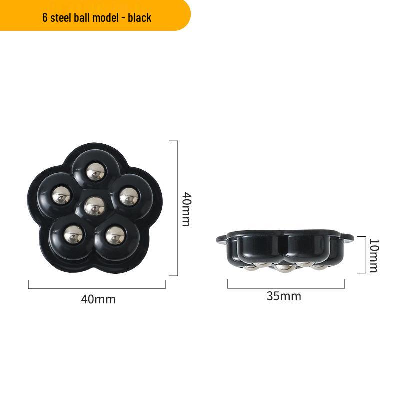 Universal Silent 360° Swivel Casters - Wear-Resistant Load-Bearing Wheel Set for Furniture