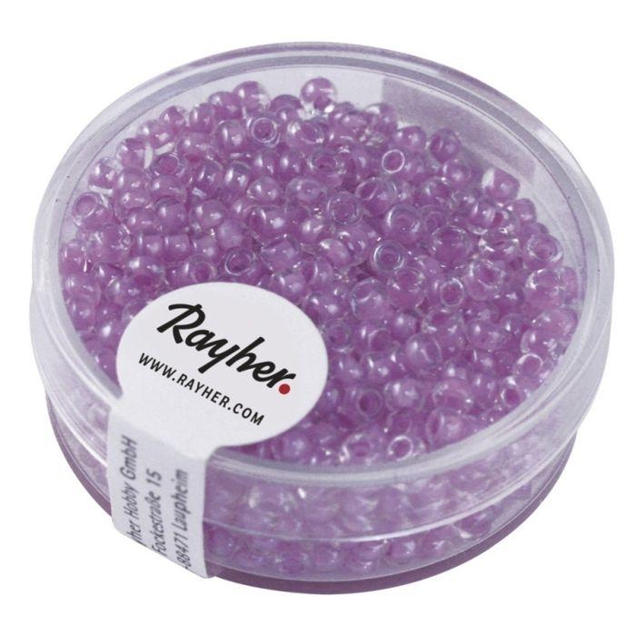 Rocailles Arktis, Lustrous, 2.6 Mm Box 17 G, Soft Lilac