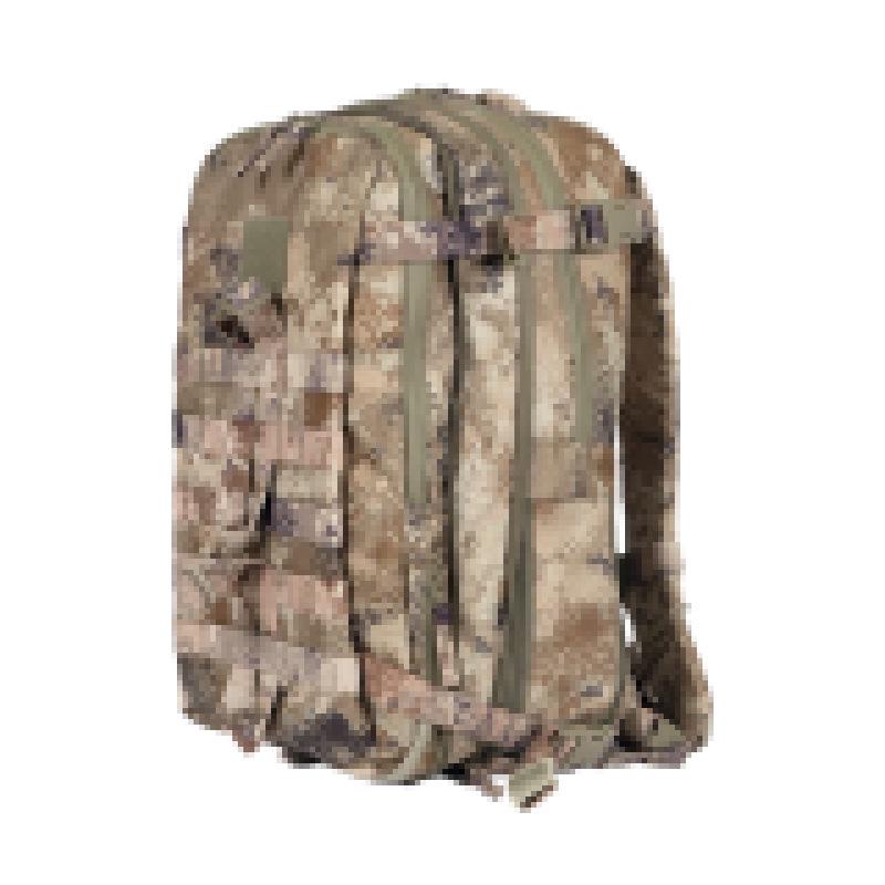 Jungle Camouflage Tactical Assault Pack Set - Large Capacity Backpack and Carrying Gear 100L+