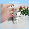 Delightful Gray Squirrel Plush Keychain Cute Accessory For Cars And Personalized Gifts