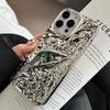 Coole Orange 3D Böse Augen Handyhülle Für iPhone 17 Air 16 15 14 13 12 11 17 Pro Max Matt Stoßfest Weiche TPU Hülle
