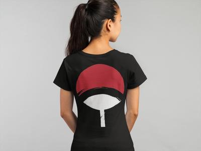 Naruto Sasuke Itachi Uchiha Clan Abzeichen - Bio-Baumwollshirt Damen