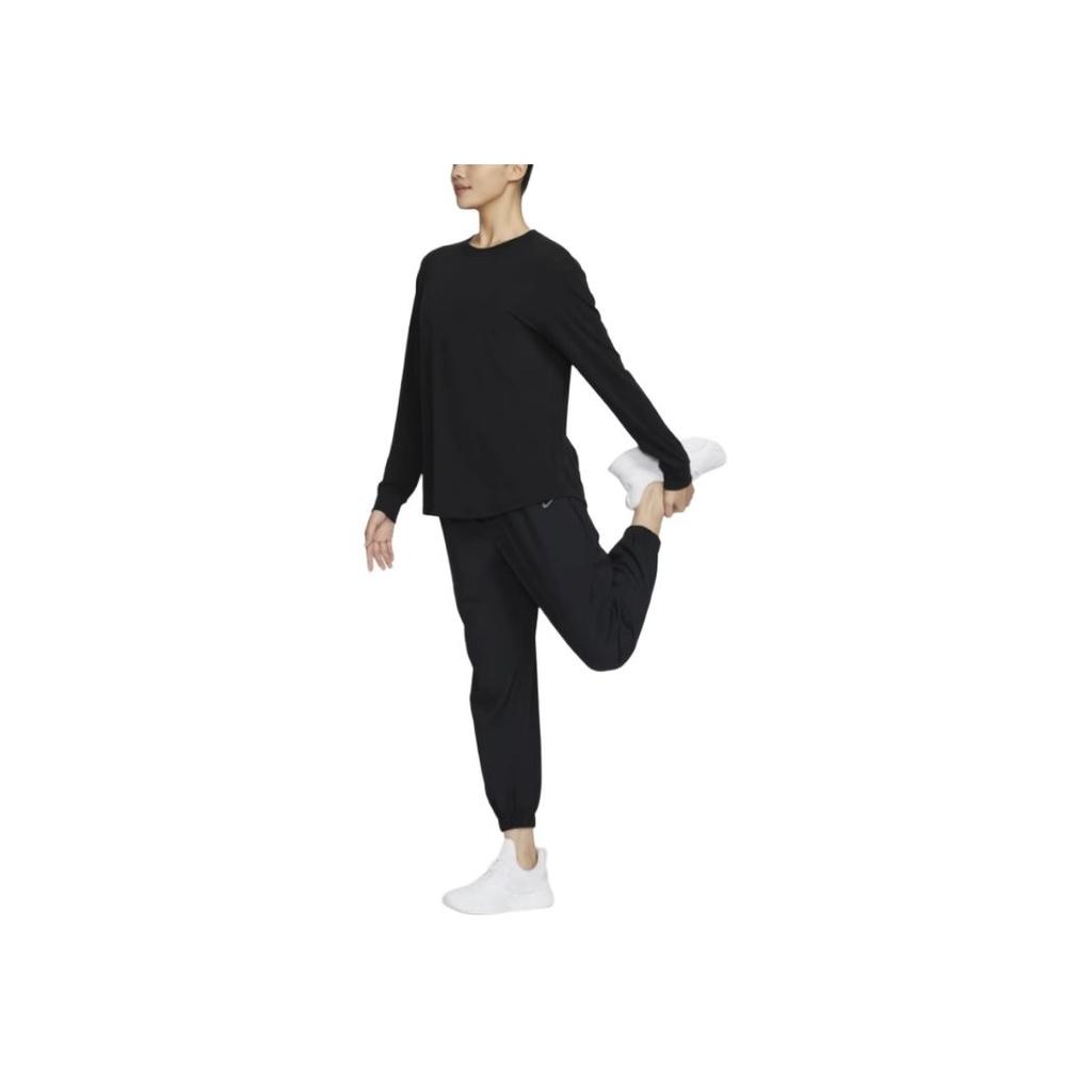 Nike Dri-Fit Stylish Soft Comfortable Simple Quick-Dry Knitted Sports Pants Women Bottoms Black HJ1051010