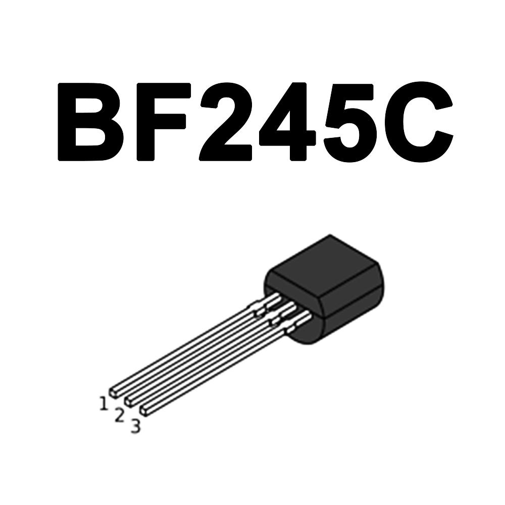 

20PCS BF245A BF245B BF245C Транзистор TO-92 BF245 RF ефект поля переходу N-Channel Trans JFET N-CH Підсилювач Fairchild ОРИГІНАЛЬНІ ТРАНЗИСТОРИ TO92