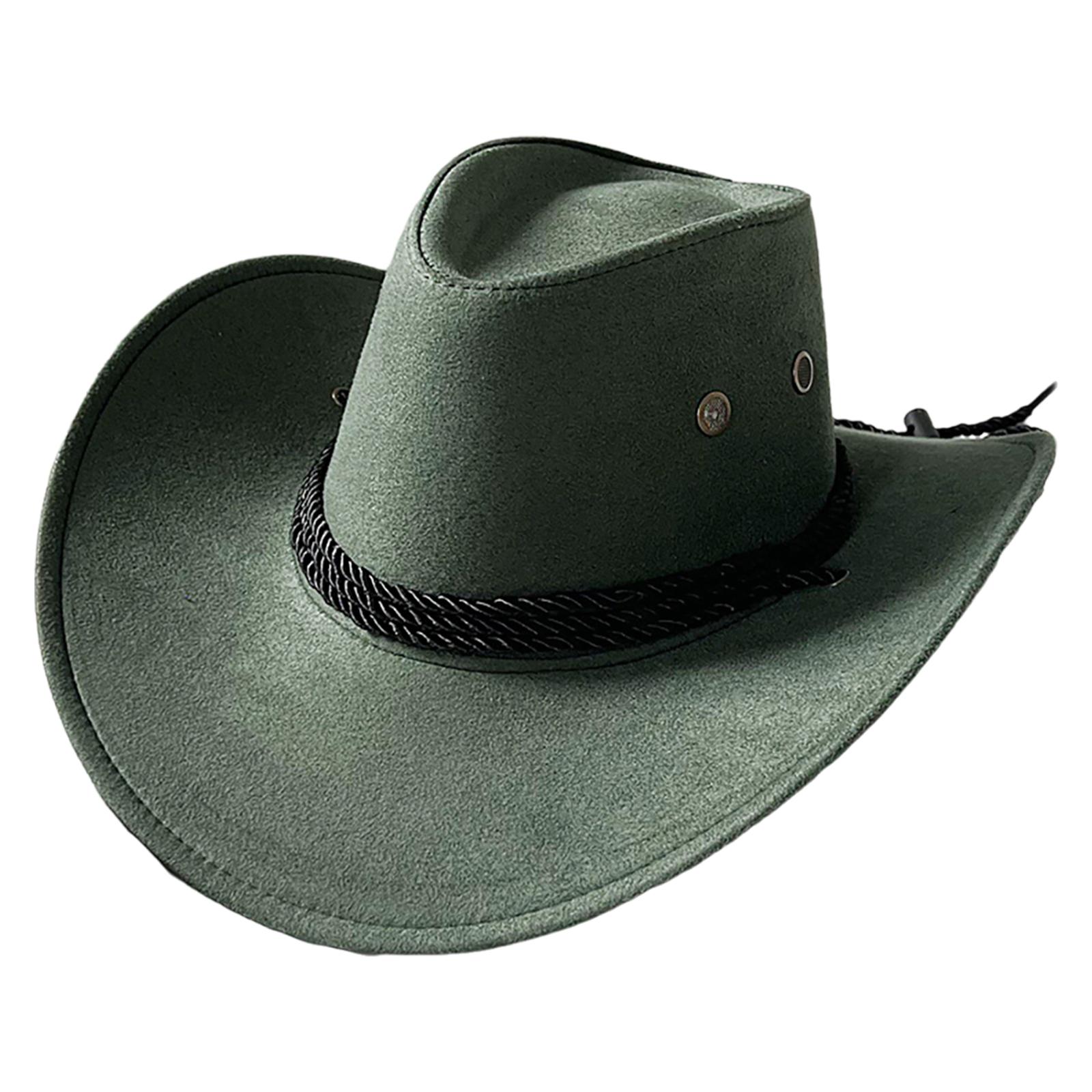 

Мужская классическая ковбойская шляпа, ковбойская шляпа в стиле вестерн, уличная шляпа от солнца, регулируемая фетровая шляпа с завязкой
