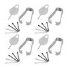 4 Sets Stylus-Stiftspitzen Idealer Ersatz 20 Spitzen 4 Fingerhüte 4 Pinzetten Touch-Stylus-Stiftspitzen für Galaxy Tab S6 T860 T865