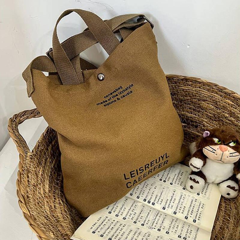 Bag Casual Messenger With Durable Polyester Letter Printing Lining Daily For