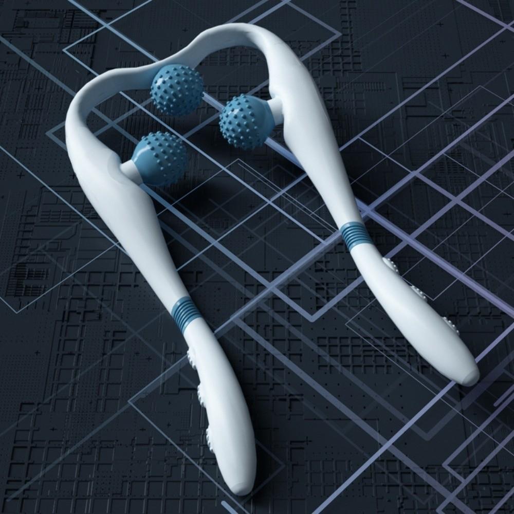 Three-level Adjustment Neck Massager Roller Electric Shoulder Massage Tool  Dredge Kneading