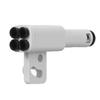 2-in-1 PTFE-Adapter für Labor-3D-Drucker Mit Schraubbefestigungsdesign Leicht zu demontieren und zu reinigen PTFE-Schlauchkupplung