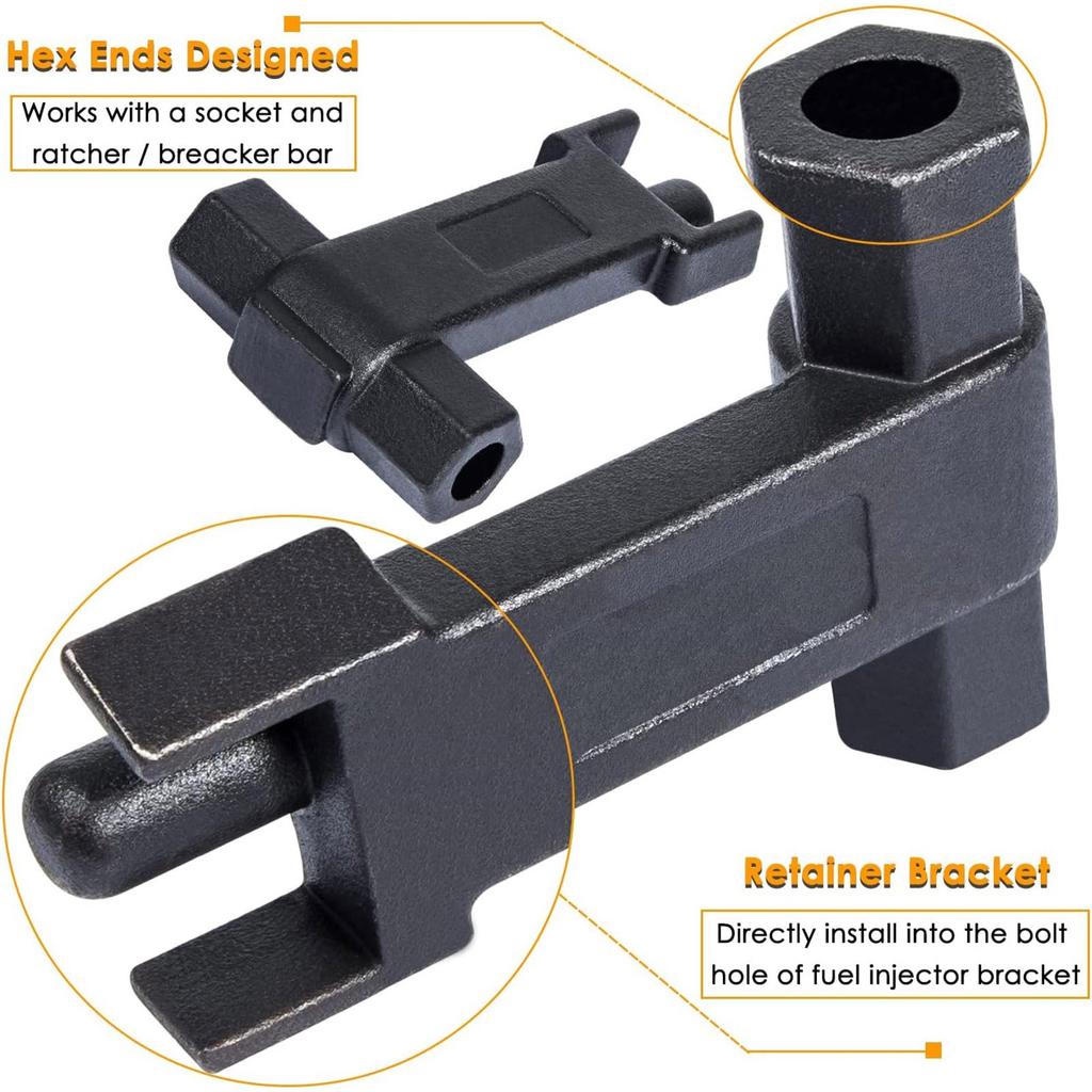 Car Comprehensive Injector And Sleeve Removal Kit For 6.6L 6778 6779 7222 J-44639 J-4659 J-45910,  Engine Tool