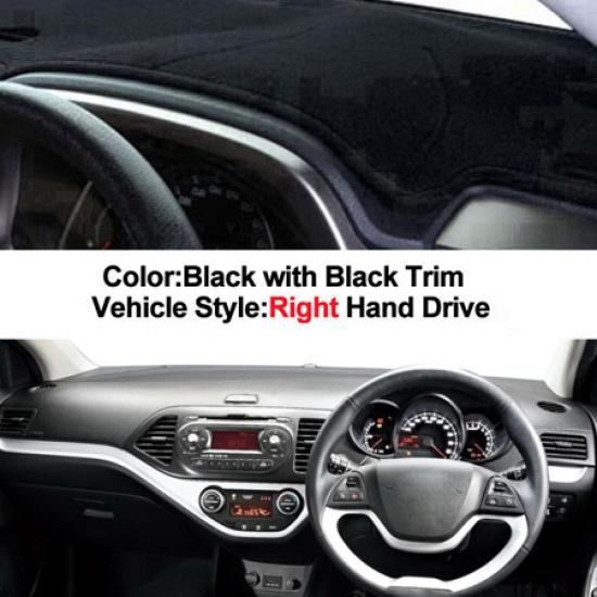 For Kia Picanto Morning 2012 2013 2014 2015 2016 Car Dashboard Cover Dash Mat Carpet Cape 2 Layers LHD RHD Auto Sunshade