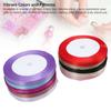 10Pcs 0.6cm Gift Wrapping Ribbon Polyester Multicolors Exquisite Decorative Ribbons Roll for Birthda