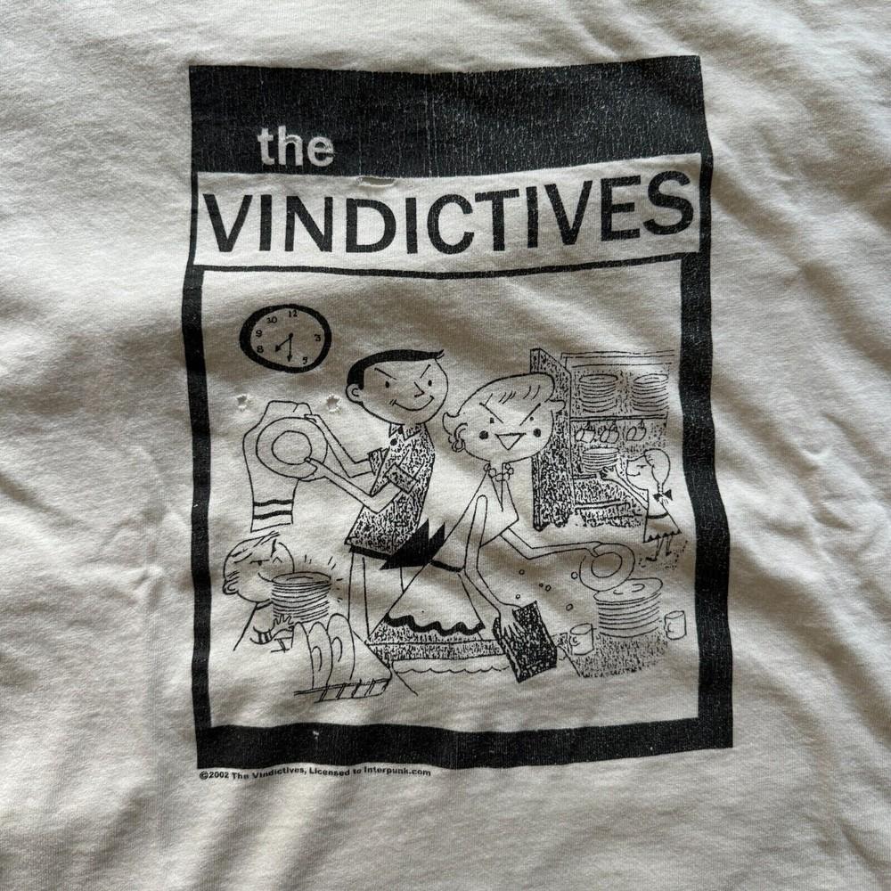 THE VINDICTIVES Винтажная Панк-Рок Футболка Унисекс Хлопковая Футболка BO938 Унисекс Футболка XXXL