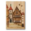 KINOWA Woodblock Printing Original German Made In Japan "Romantic Road" Kit, Handmade, Streetscape,