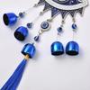 Flower Plate Evil Eyes WindBell Wall Decor Blue Eye Wind Chime  Entrance Window