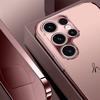 Husă de telefon din sticlă securizată metalizată cu model minimalist de litere Pentru iPhone 17 16 15 14 13 12 11 Pro Max 15 14 Plus 17 Air 17E Cover