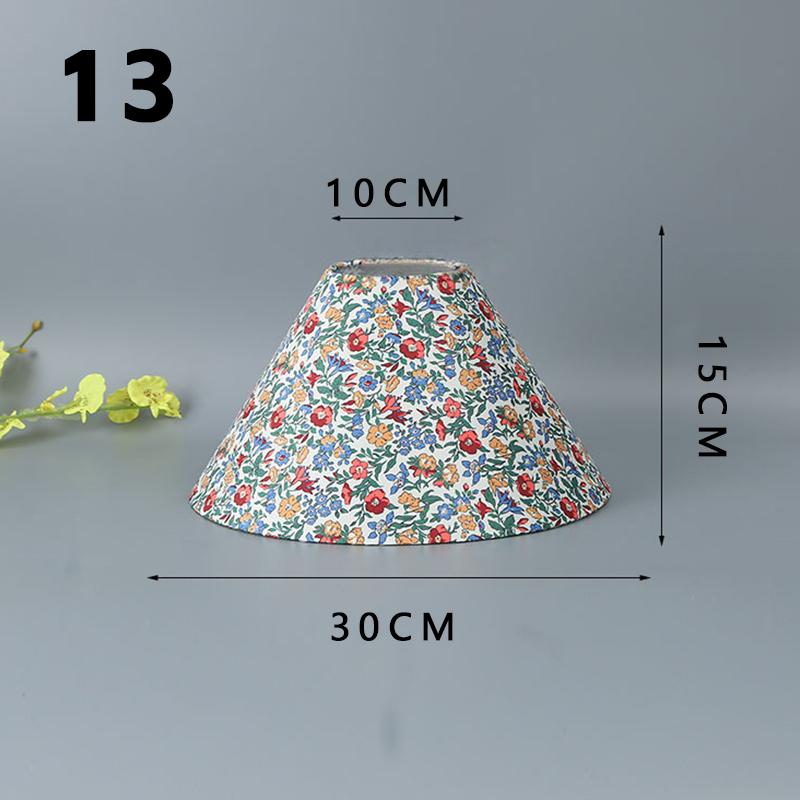 New Chinese Style Living Room Floor Lamp Shade DIY Replacement Lamp Cover E27 Fabric Home Decor Tabletop Lampshade