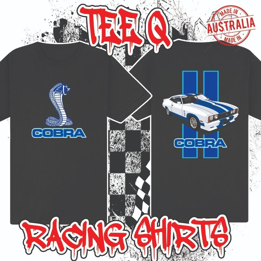 

Ford Falcon XC Cobra V8 Aussie Muscle Car ~ Premium Black Gildan Cotton Tee Unisex T-Shirt XXXL