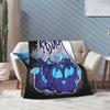 B-Blox Kitsune Fruits Fleece Blankets Game Cartoon Funny Throw Blankets for Bedspread 200x150cm Lightweight