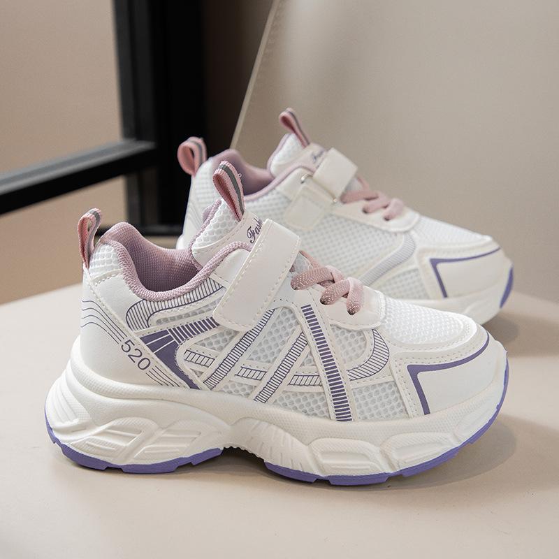 

Кроссовки для мальчиков 2025 новая осень детские папины кроссовки сетчатые для девочек популярные сетчатые туфли весна и осень мужские сокровище 30 фиолетовый